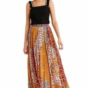 Animal Printed Maxi Skirt